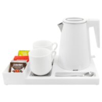 Набор для кофе и чая, поднос+чайник 800мл White, арт. 1208